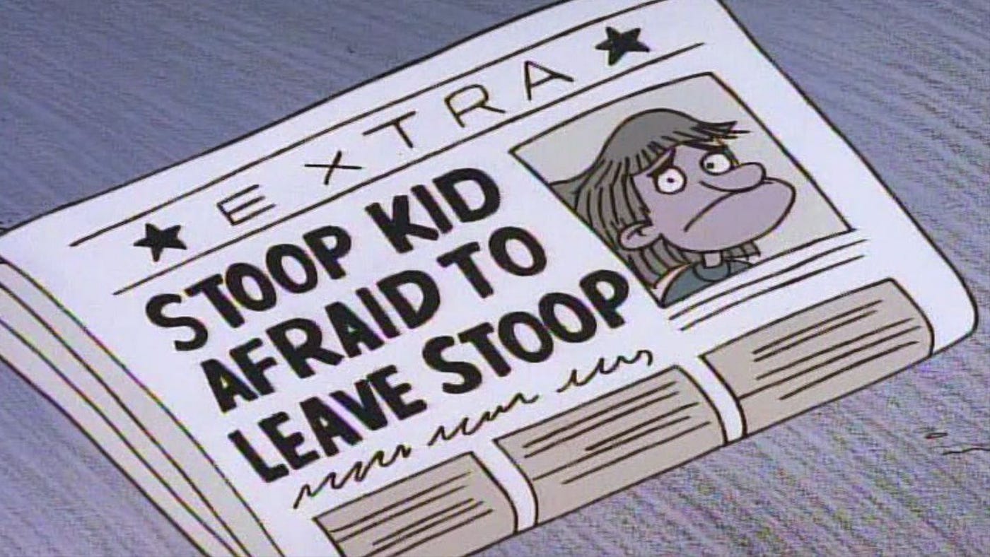 Stoop Kid Steps Off